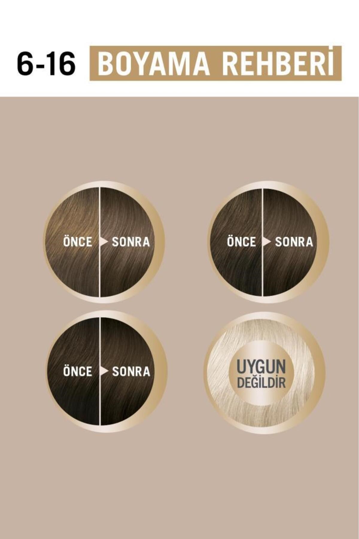 Schwarzkopf Creme Supreme Saç Boyası 6-16 Küllü Soğuk Açık Kahve