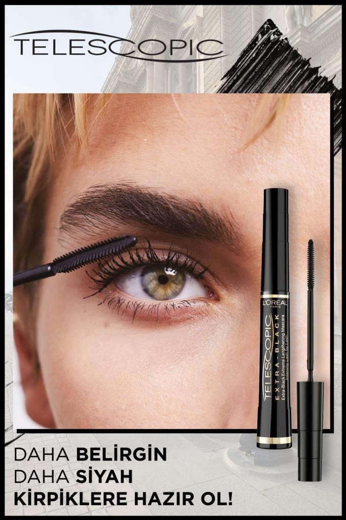L'Oreal Paris Telescopic Carbon Black Maskara Siyah