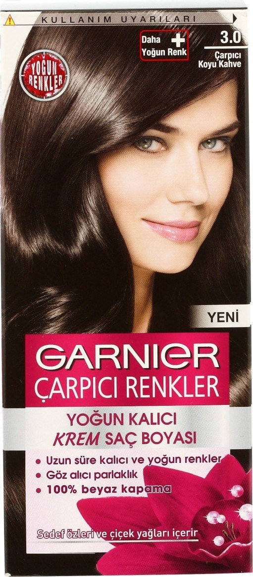 Garnier Çarpıcı Renkler 3/0 - Çarpıcı Kahve Saç Boyası