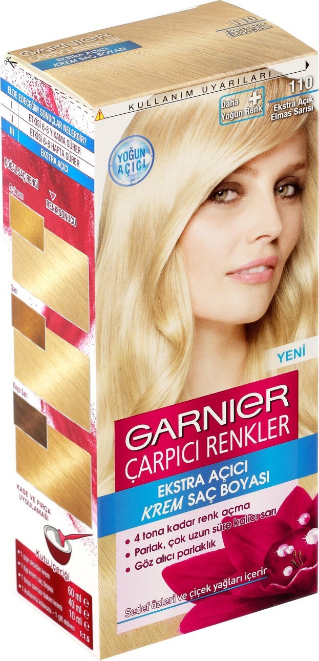 Garnier Çarpıcı Renkler 110 Ekstra Açık Elmas Sarısı
