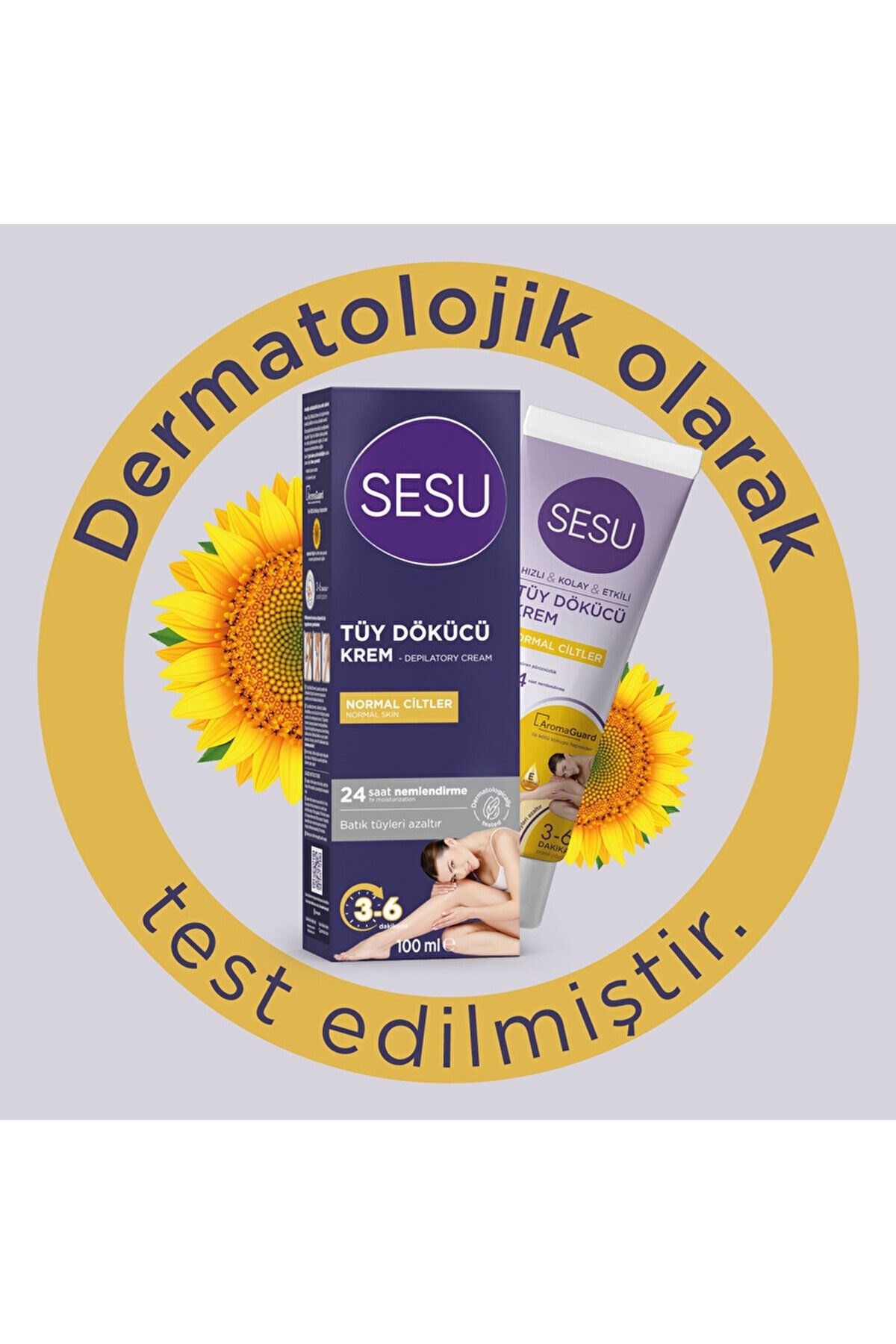 Sesu Tüy Dökücü Krem Normal Ciltler 100 ml