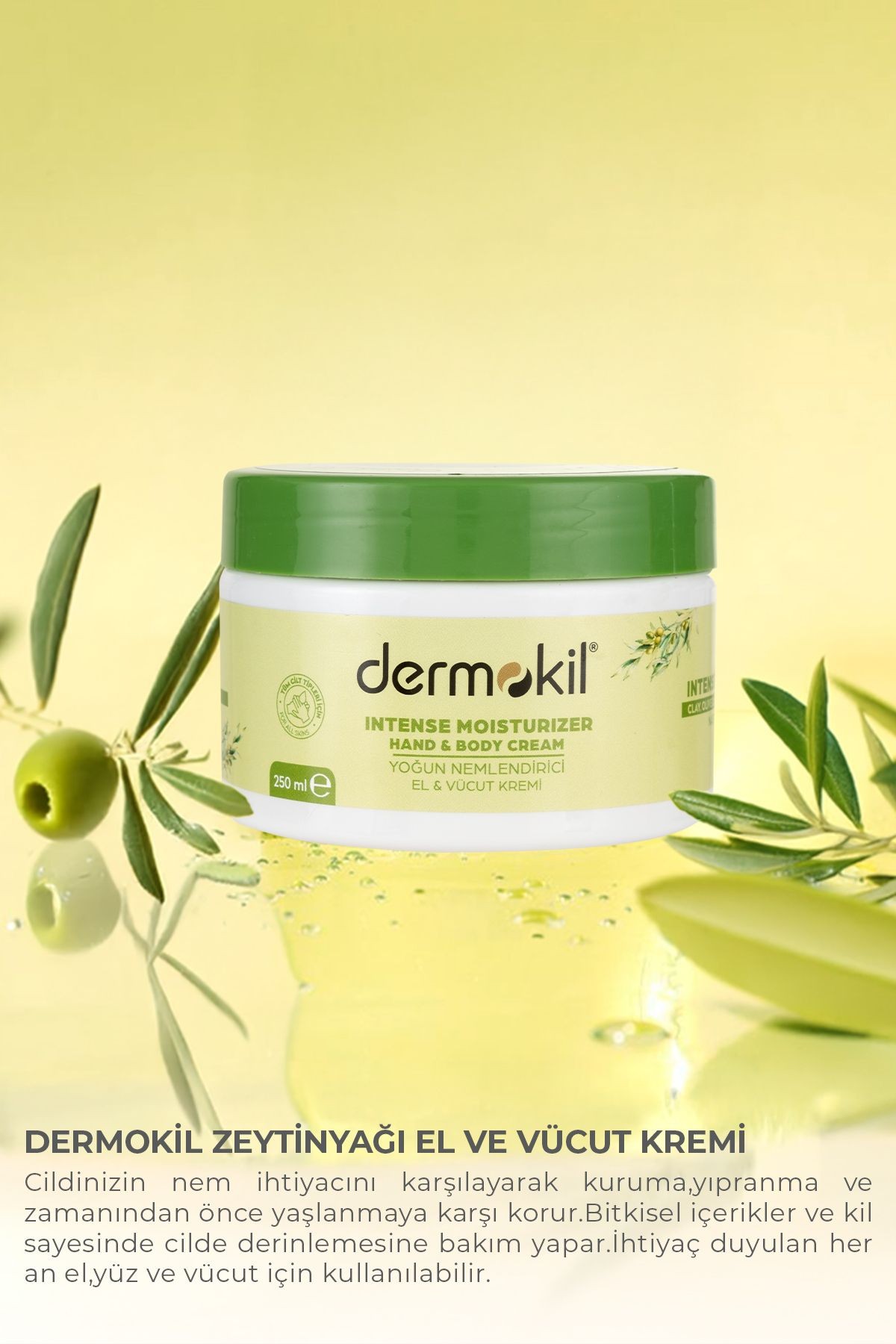 Zeytinyağı El Ve Vücut Kremi 250 Ml