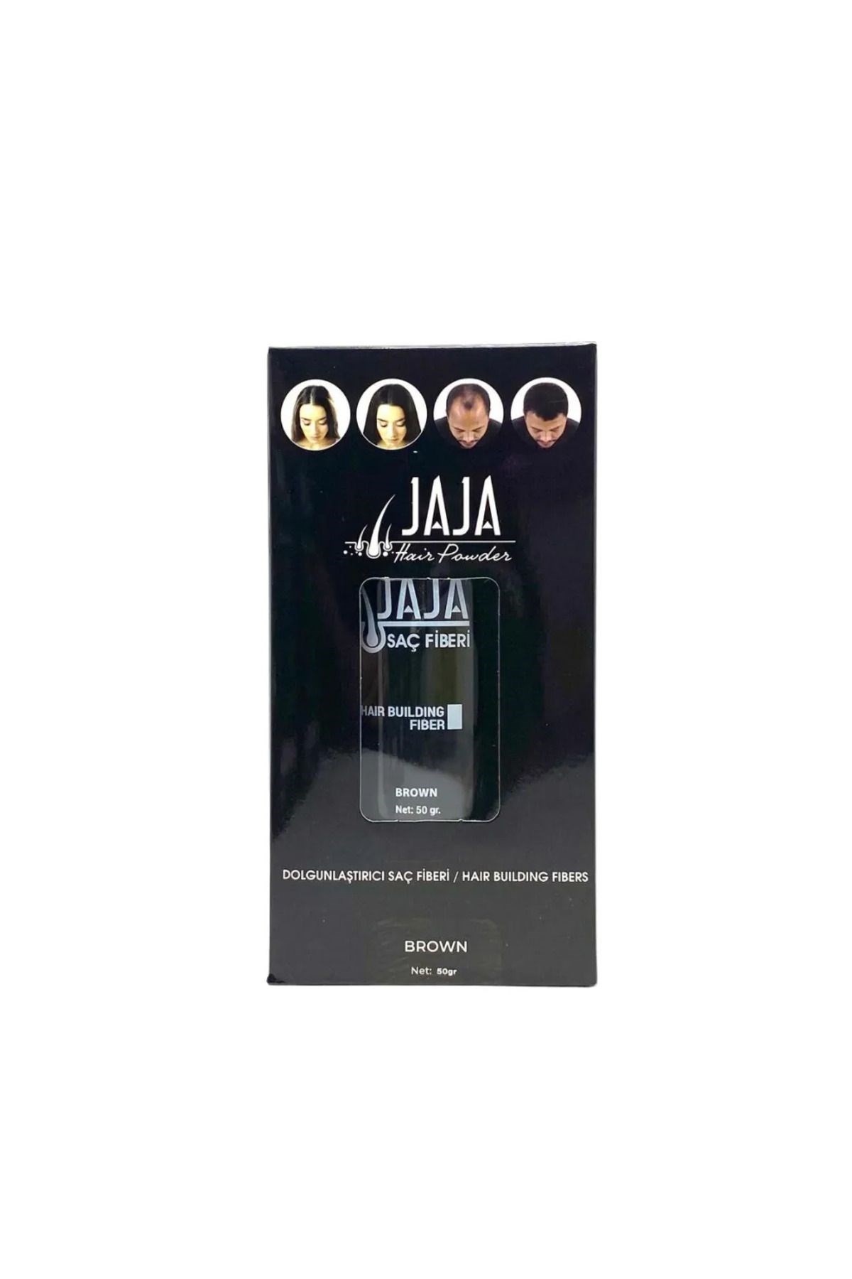Jaja Saç Fiberi 50 gr - Kahve Rengi , Jaja