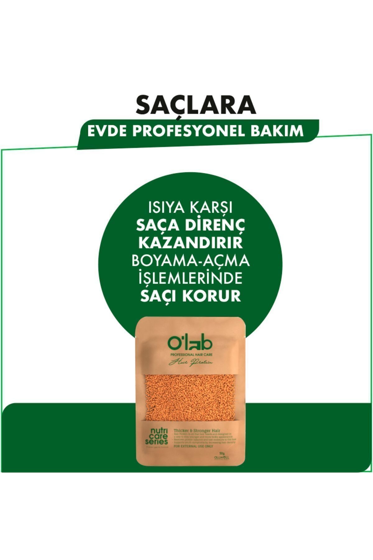 O'lab Hair Care New Protein / Saç Bakım Proteini, Saç Vitamini