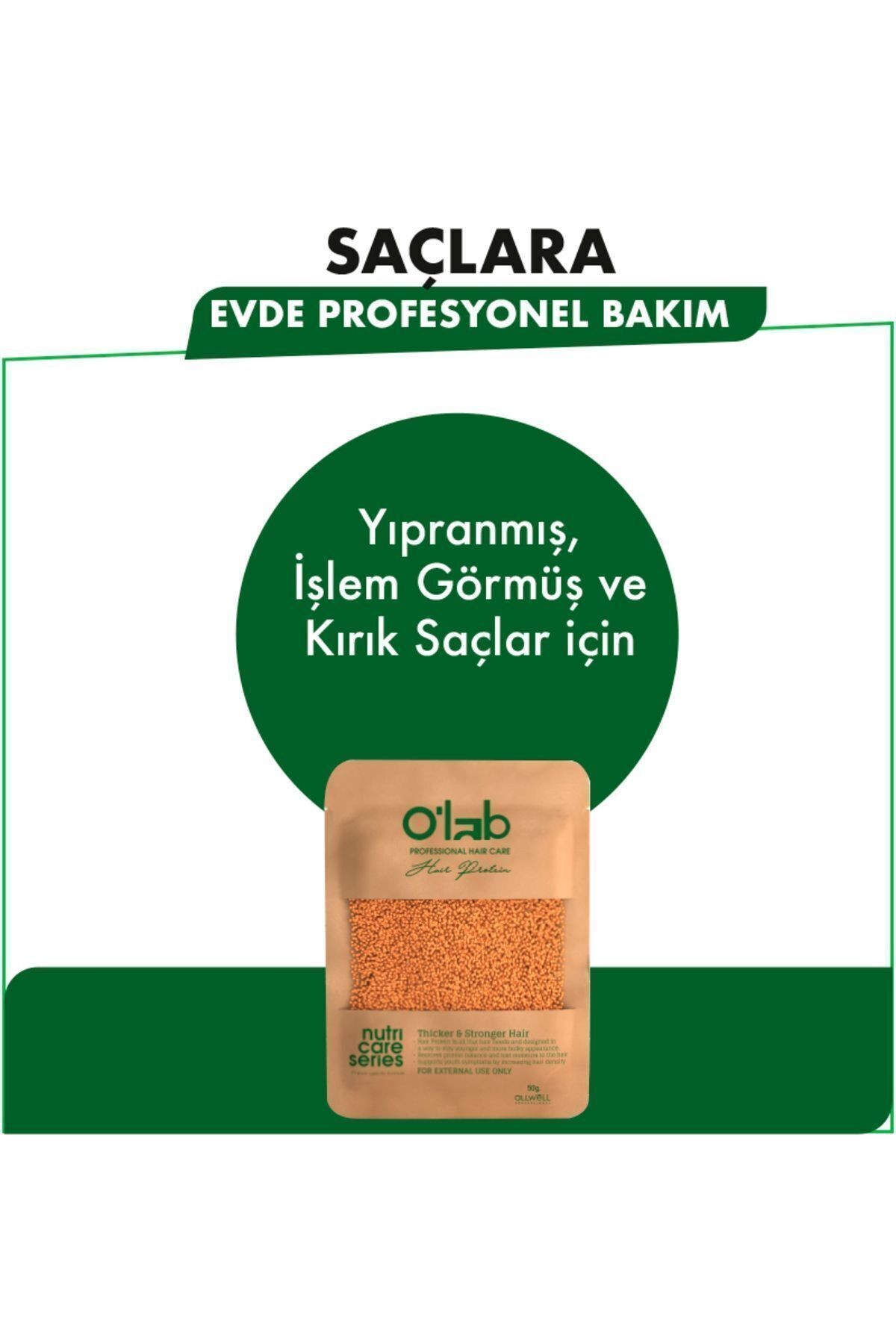 O'lab Hair Care New Protein / Saç Bakım Proteini, Saç Vitamini