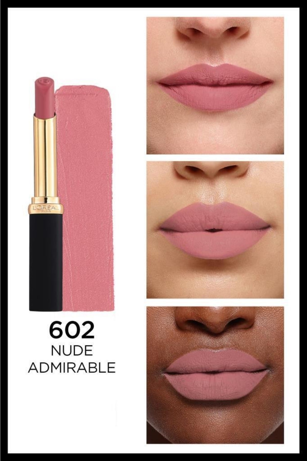 L'Oreal Paris Color Riche Intense Volume Matte Ruj - 602 Nude Admirable