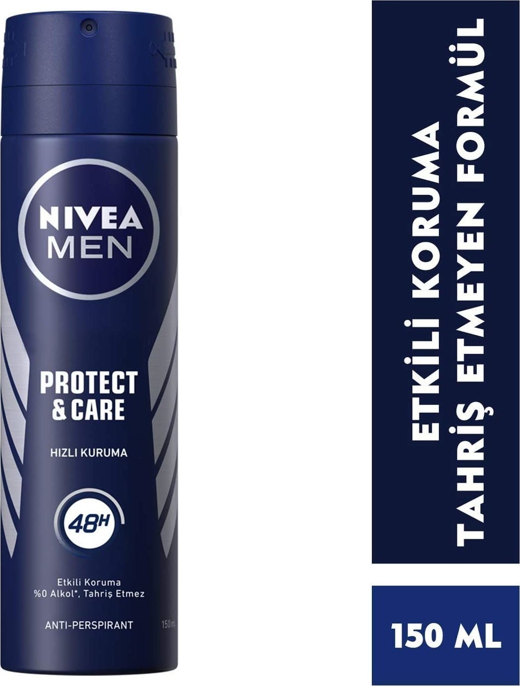 Nivea Men Erkek Sprey Deodorant Protect&Care 48 Saat Anti-perspirant Koruma 150ml