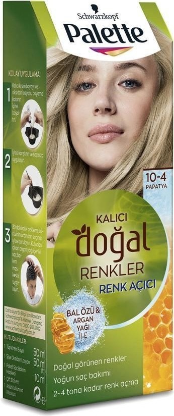 Palette Kalıcı Doğal Renkler 10-4 Papatya Saç Boyası