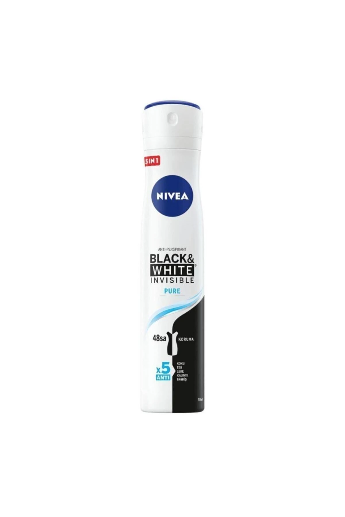 Nivea  Invisible Black And White Pure Kadın Deodorant 200 Ml