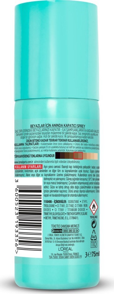 L'Oréal Paris Magic Retouch Beyaz Dipleri Kapatıcı Sprey - Kahverengi