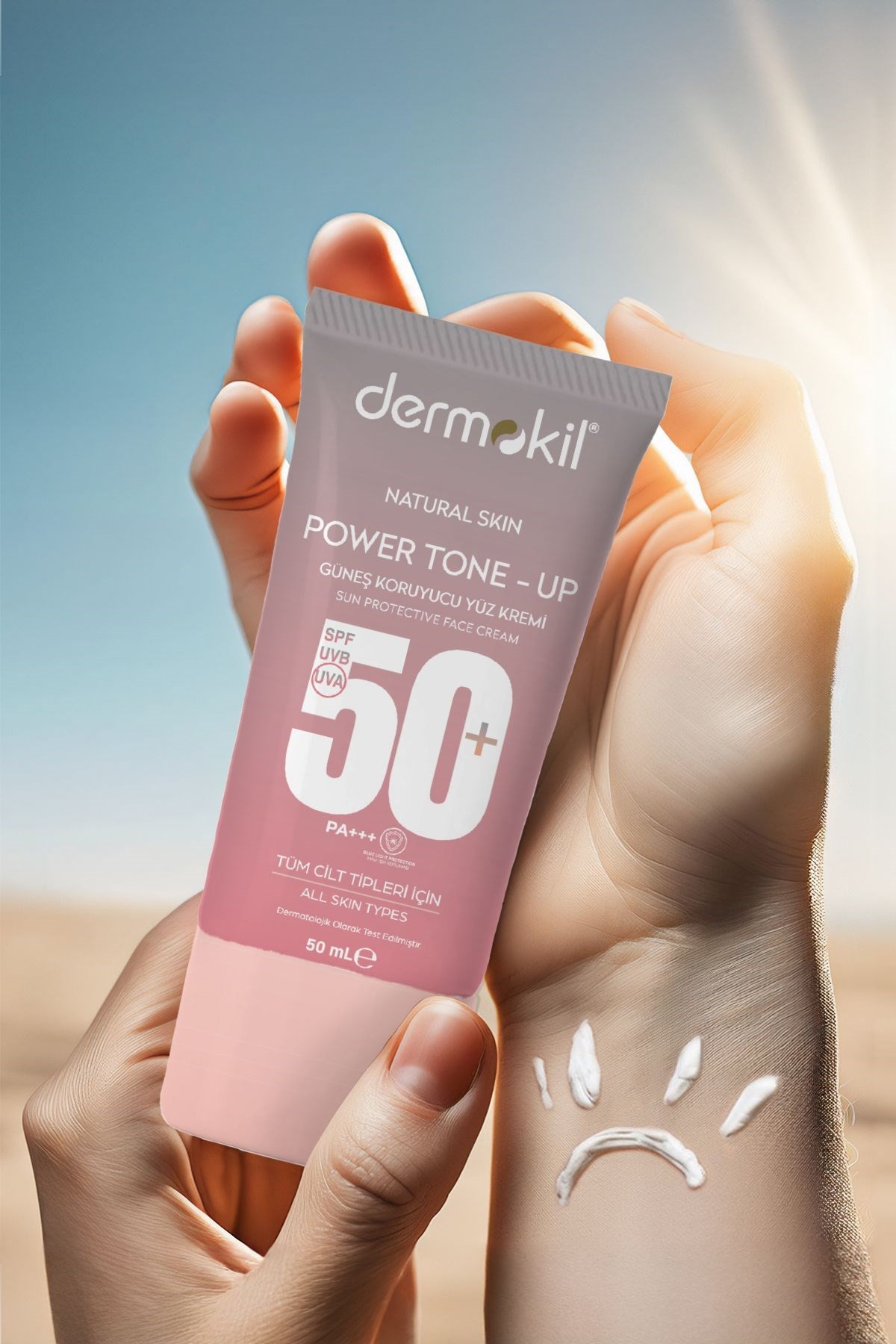 Power Tone-Up Güneş Koruyucu Yüz Kremi 50+Spf