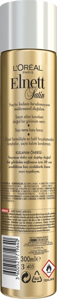L'oréal Paris Elnett Güçlü Tutuş Saç Spreyi