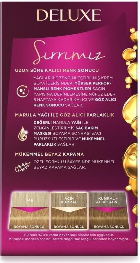 Palette Deluxe 7-65 Altın Parıltılı Toffee Saç Boyası