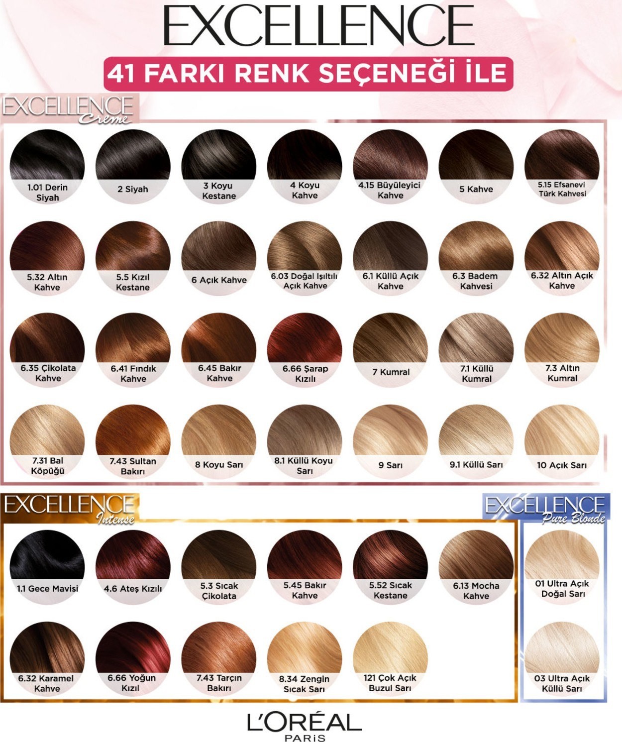 L'Oréal Paris Excellence Intense Saç Boyası 6.13 Mocha Kahve