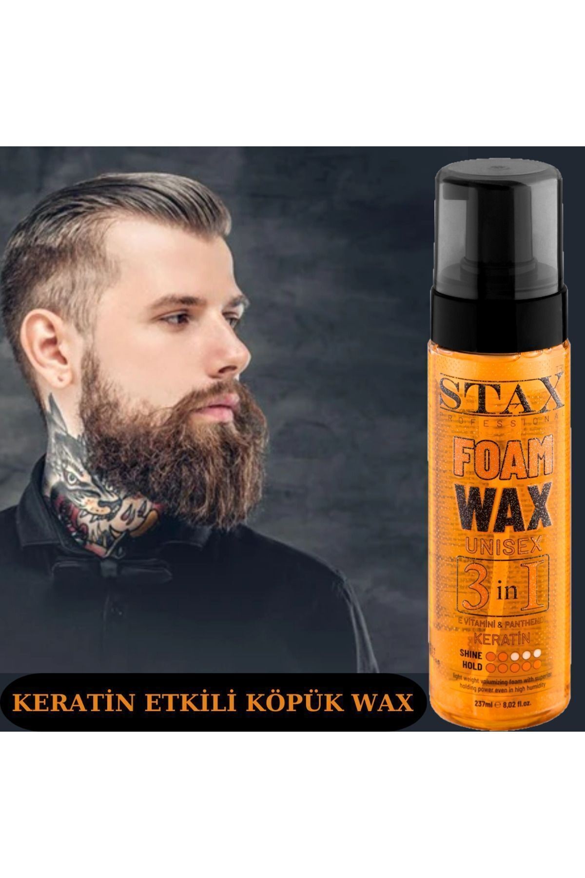 Foam Wax 3in1 Keratin Saç Şekillendirici