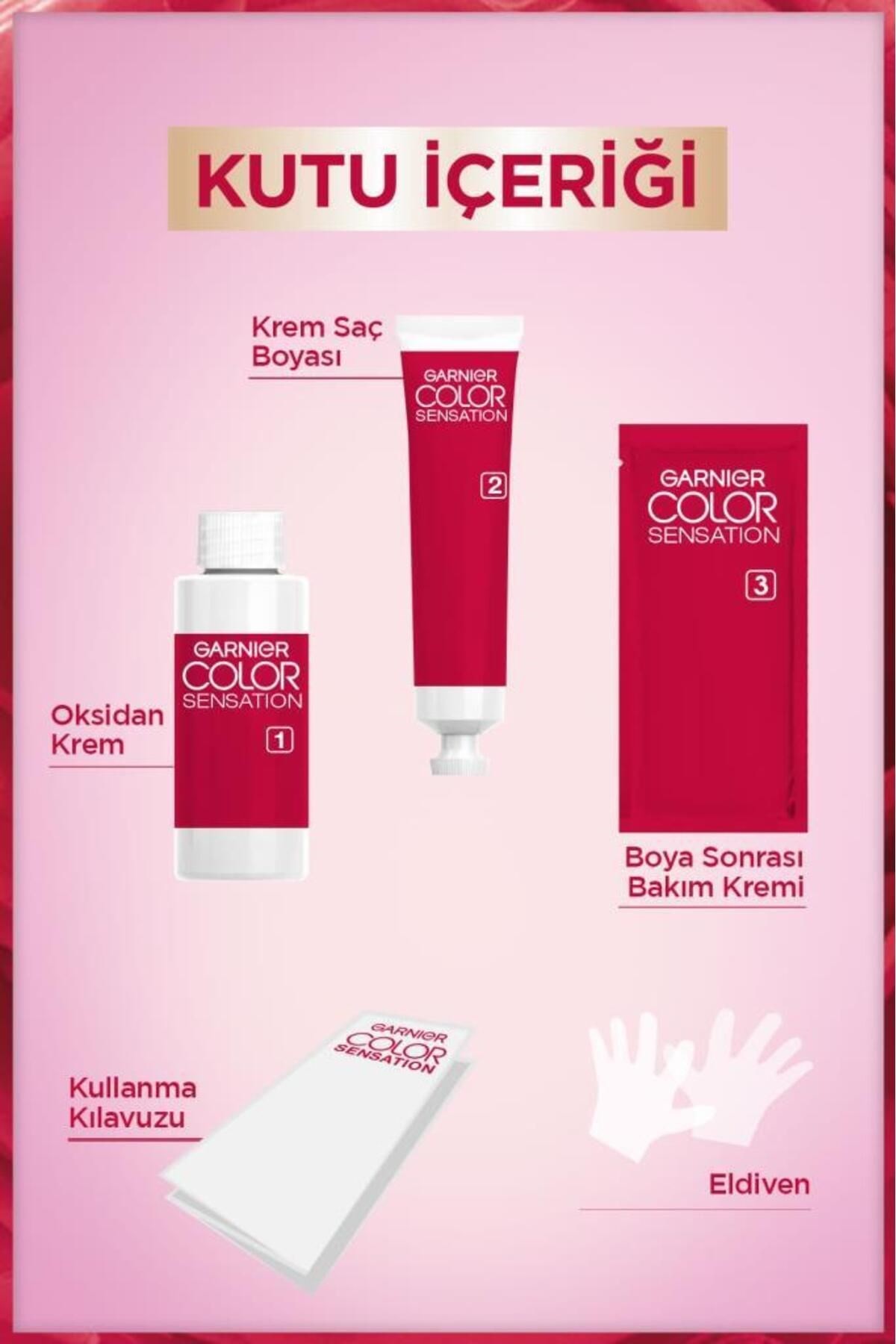 Garnier Çarpıcı Renkler 5.35 Çikolata Kahve Saç Boyası, Demikit