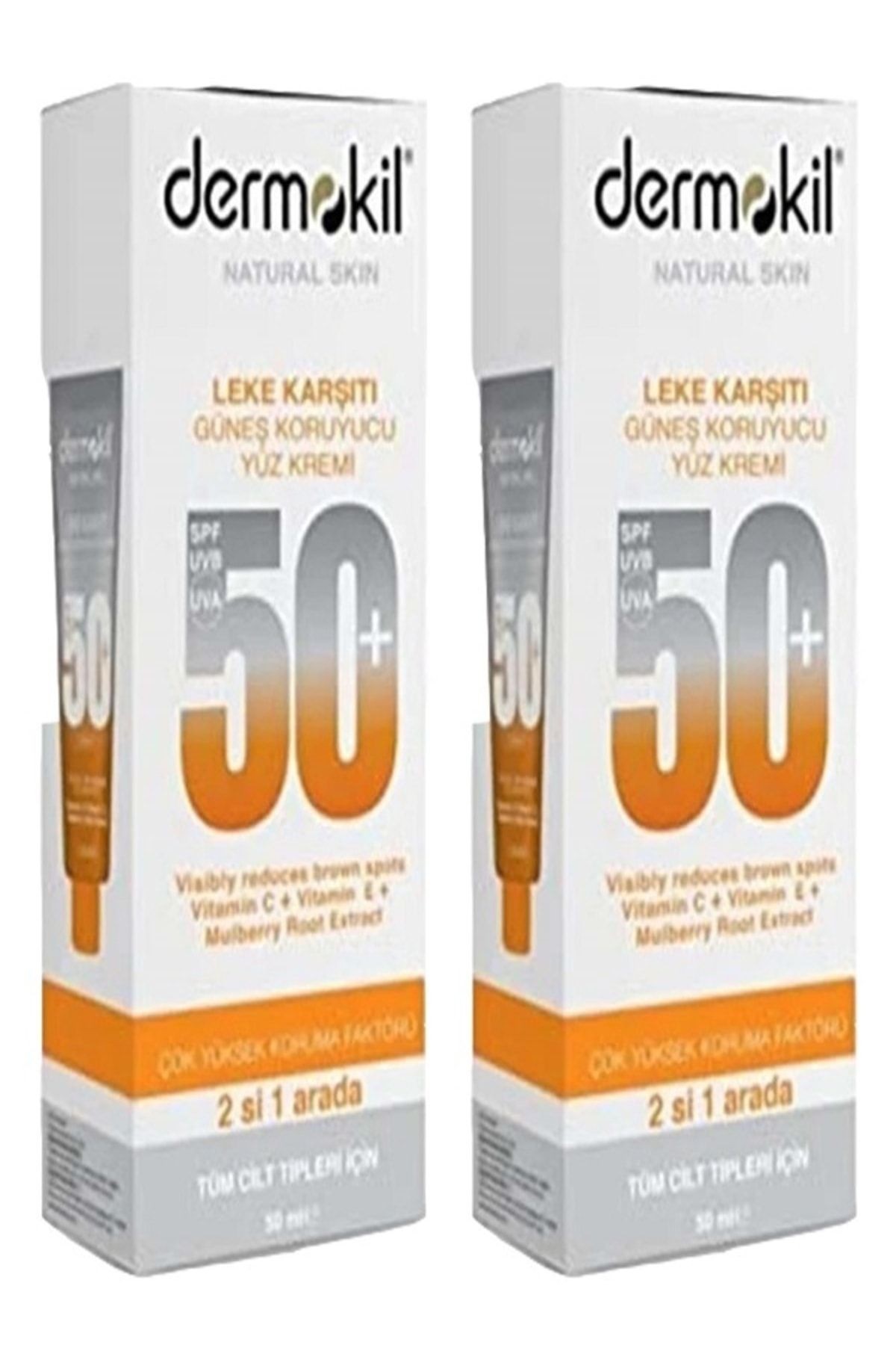 Güneş Koruyucu Yüz Kremi Leke Karşıtı 50 Ml X 2 Adet