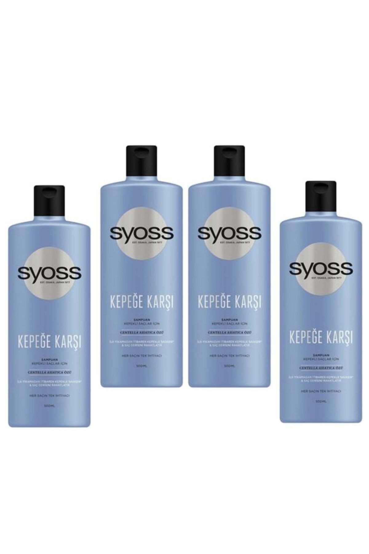 Kepeğe Karşı Şampuan 500 ml 4'lü Set