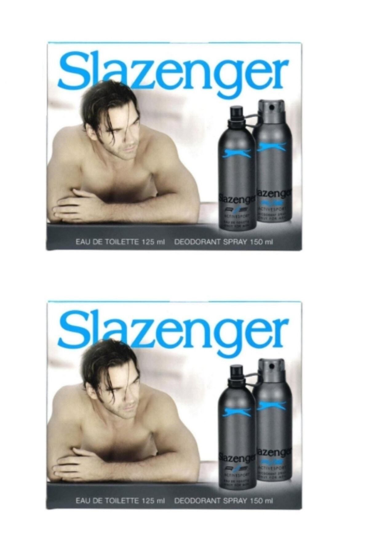 Slazenger Mavi Eau De Toılette 125 Ml + Deodorant 150 Ml X 2 Adet