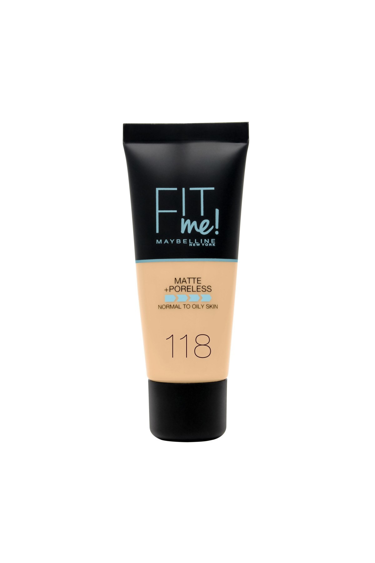 Maybelline New York Fondöten  Fit Me Matte  Poreless Foundation 118 Nude