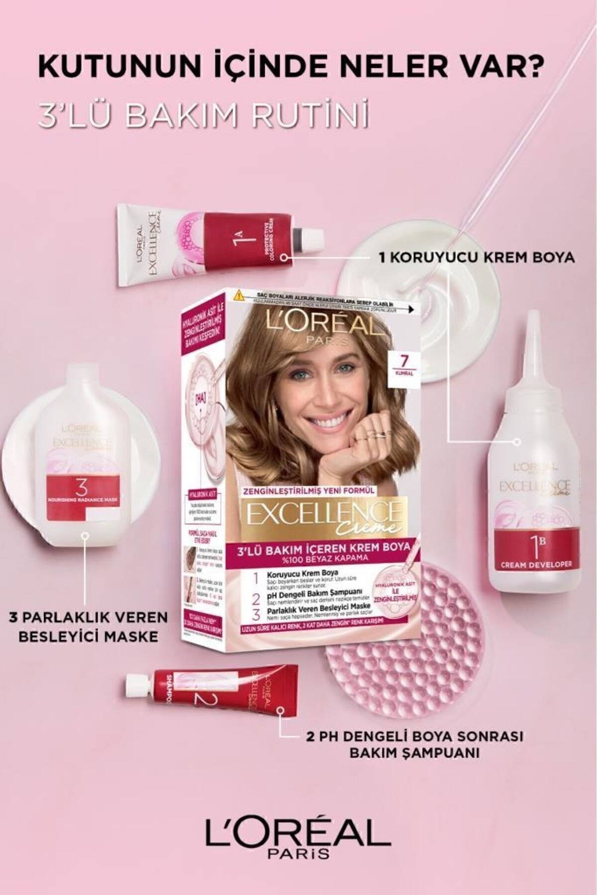 L'Oreal Paris Creme Saç Boyası 7 Kumral