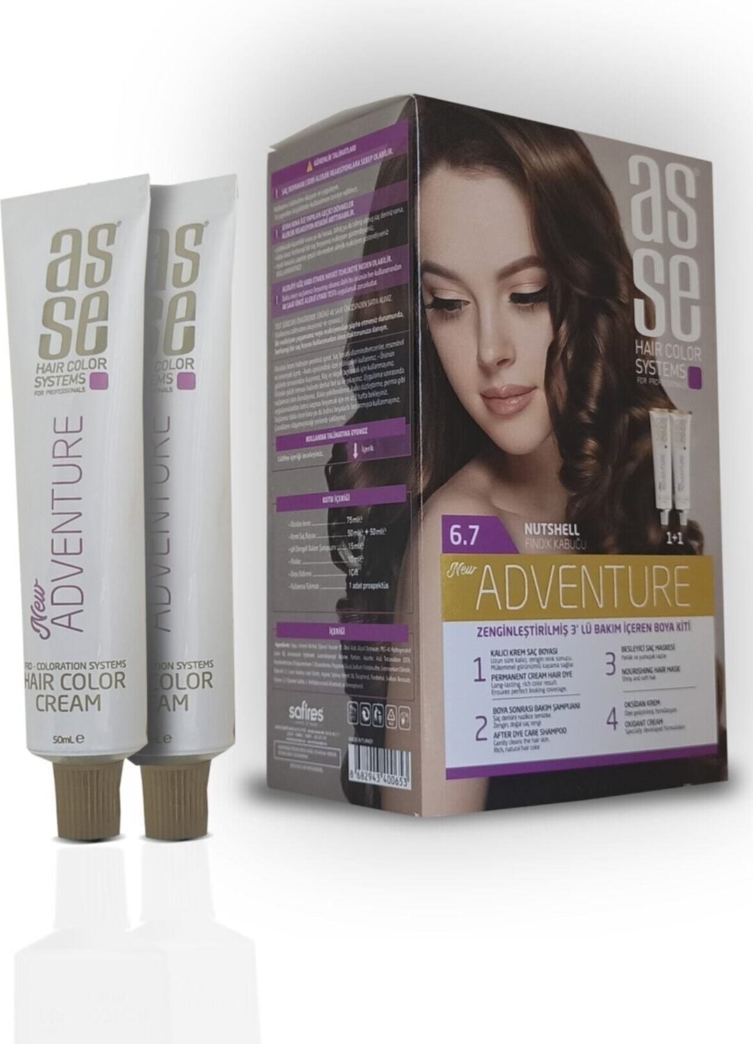 Asse Adventure Set Boya No:6.7 Fındık Kabuğu