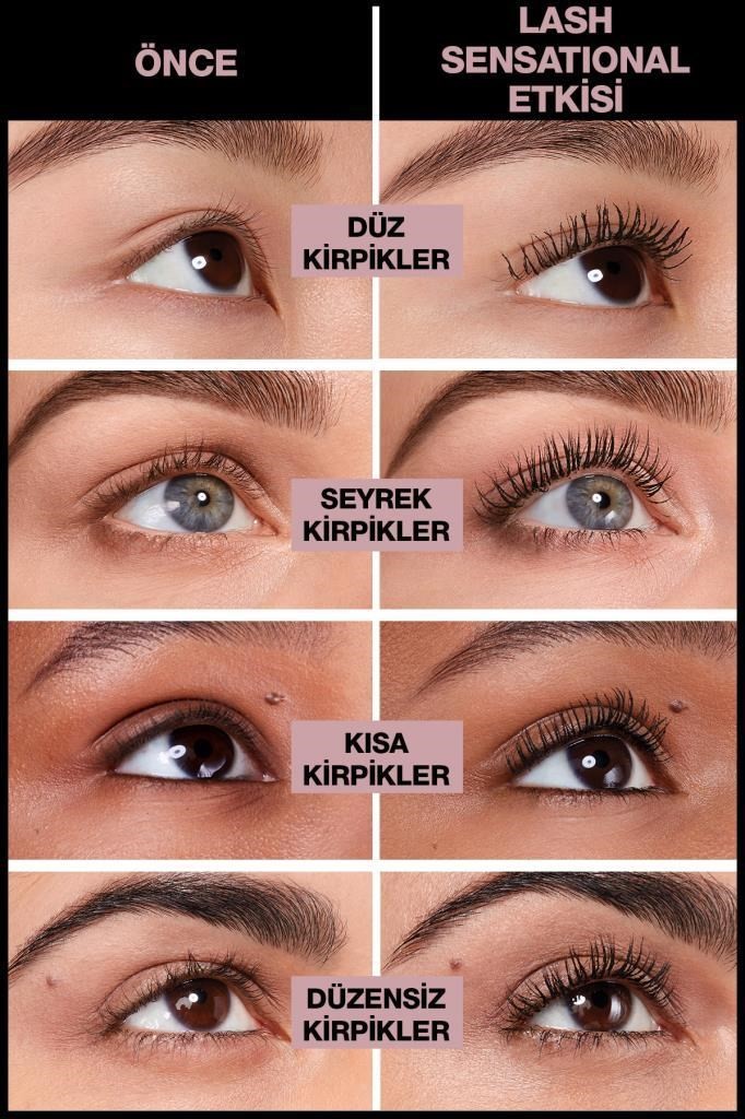 Maybelline New York Lash Sensational Yelpaze Etkili Intense Black