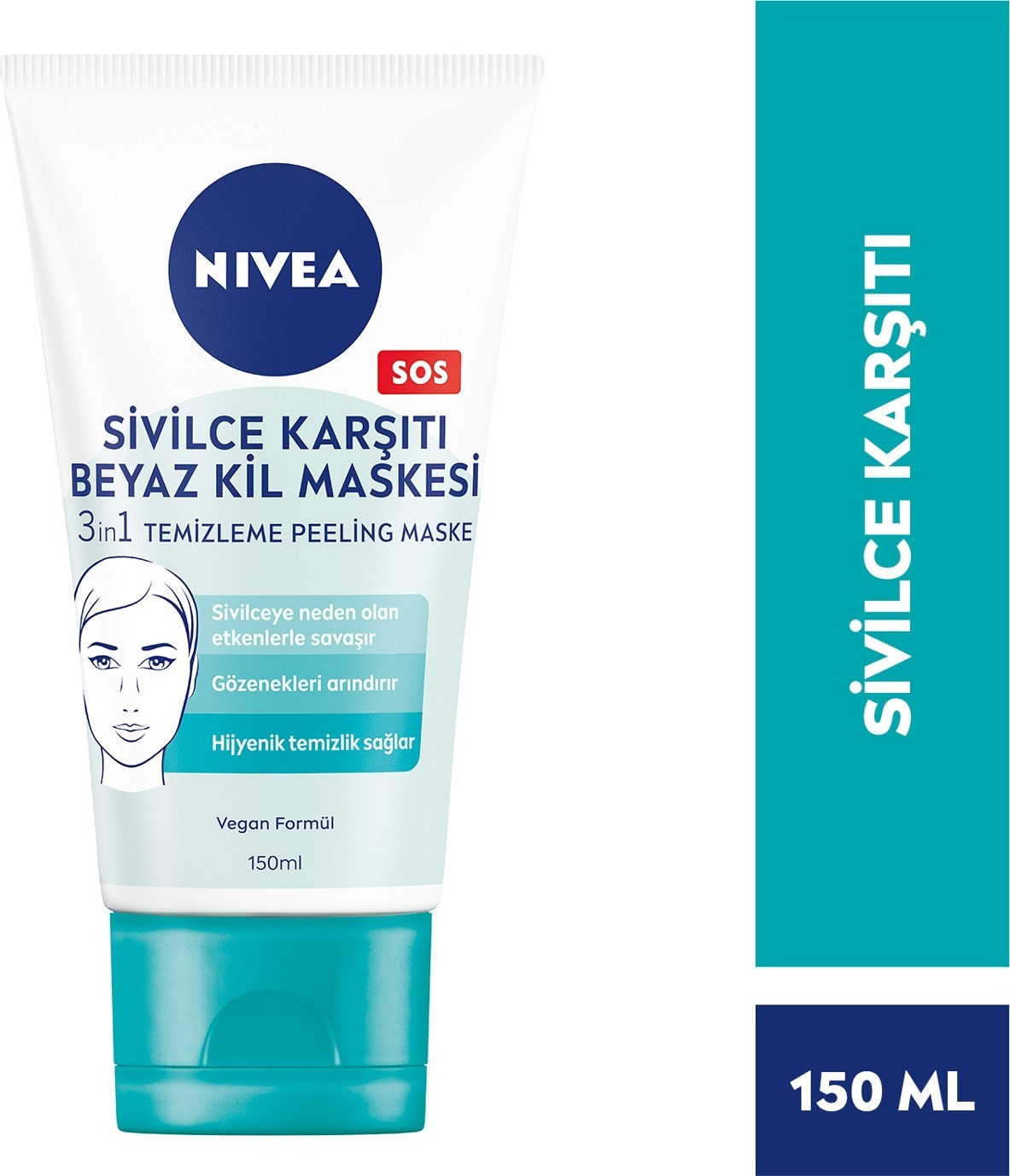 Nivea Beyaz Kil Maskesi 150 ml