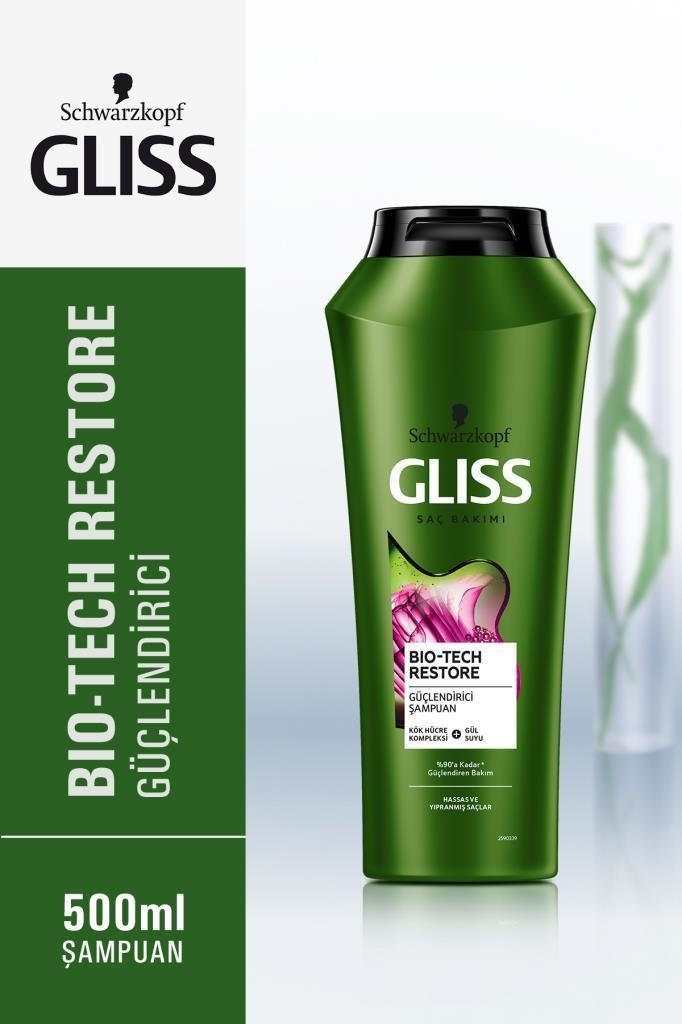 Gliss Bio-Tech Restore Güçlendirici Şampuan 2 x 500 ML