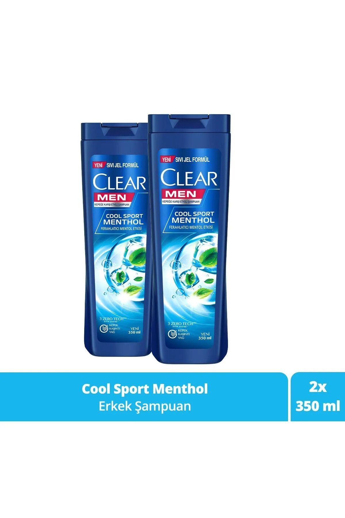 Men Şampuan&Duş Jeli 350 ml. Cool (2'li)
