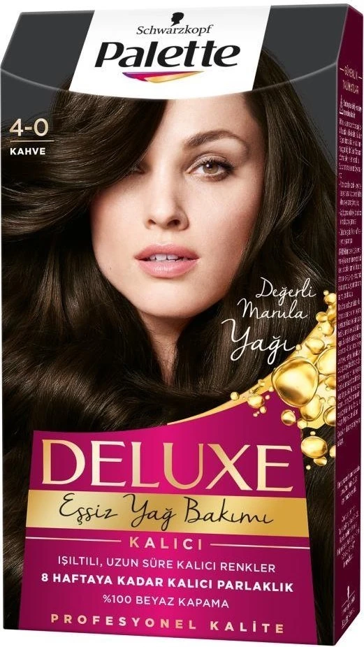Palette Deluxe 4-0 Kahve Saç Boyası