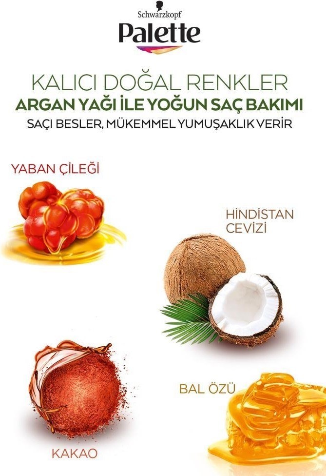 Kalıcı Doğal Renkler Saç Boyası 4-60 Altın Kahve