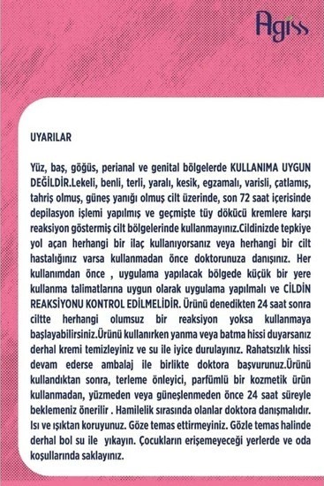 Agiss s Full Body Tüy Dökücü Köpük Sprey 155 ml