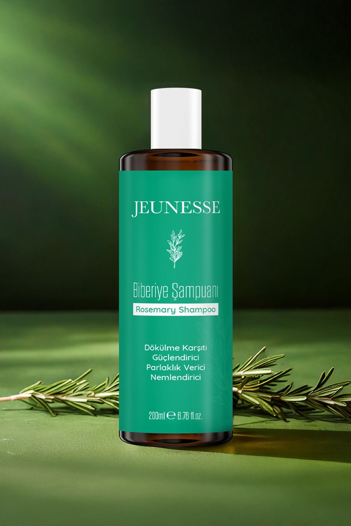 Biberiye Şampuanı Hızlı Saç Uzama Etkili Dökülme Karşıtı ve Güçlendirici | Rosemary Shampoo 200 ml