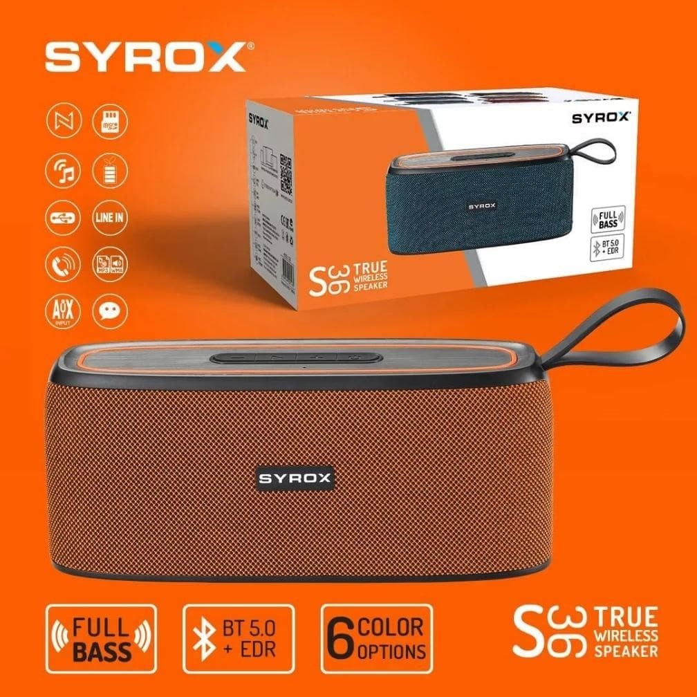 Syrox S36 Bluetooth 5.0 Kablosuz Hoparlör