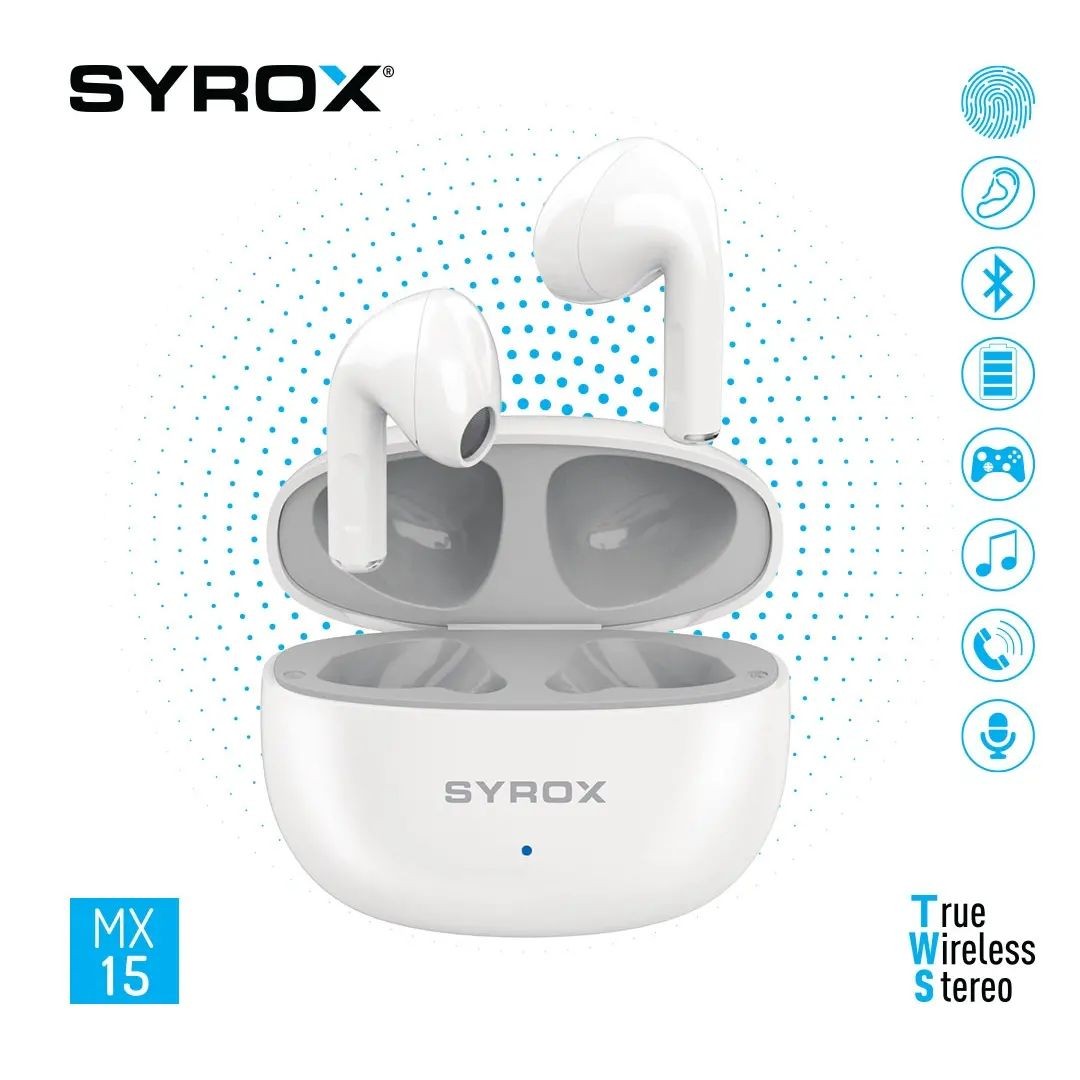 Syrox MX15 BT 5.3 TWS Bluetooth Kulaklık