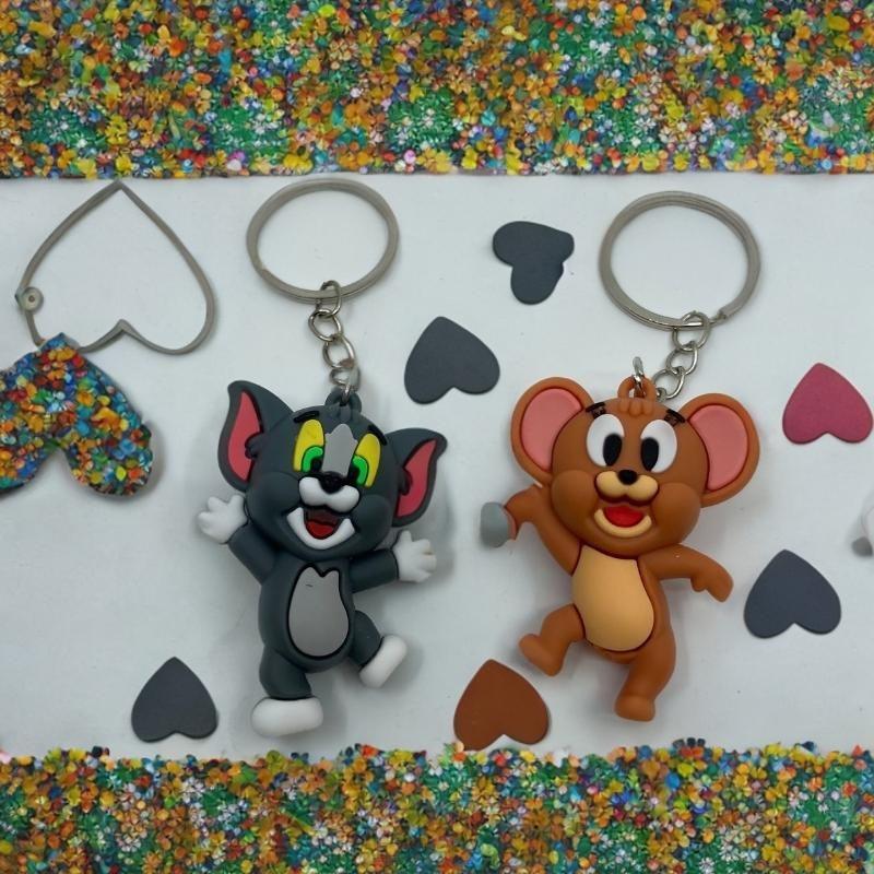 Tom ve Jerry Anahtarlık - Çift Anahtarlığı - Tom ve Jerry