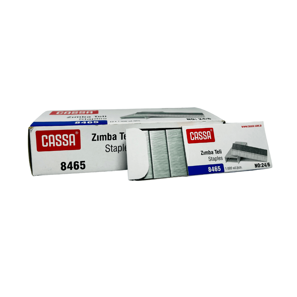 Cassa Zımba Teli No: 24/6 Gri 1 paket (Üretici Kod: 8465)