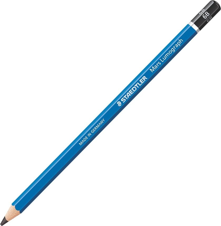 Staedtler Dereceli Resim Kalemi (6B) 1 Adet Mars Lumograph Kod: 100-6B