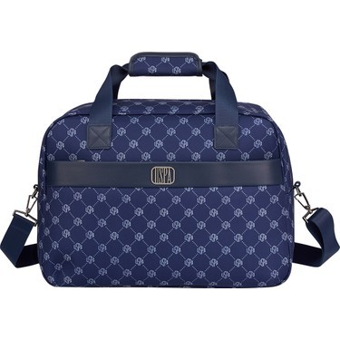 U.S. Polo Assn. Unisex Vegan Deri Kısa Seyahat El Bavulu Lacivert PLDUF24623