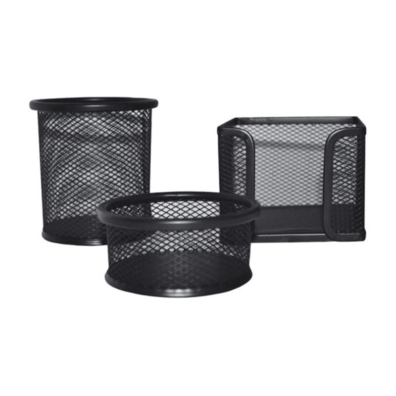 Stilo Masaüstü 3'lü Set Metal File Siyah Kutulu Kod:SK-3
