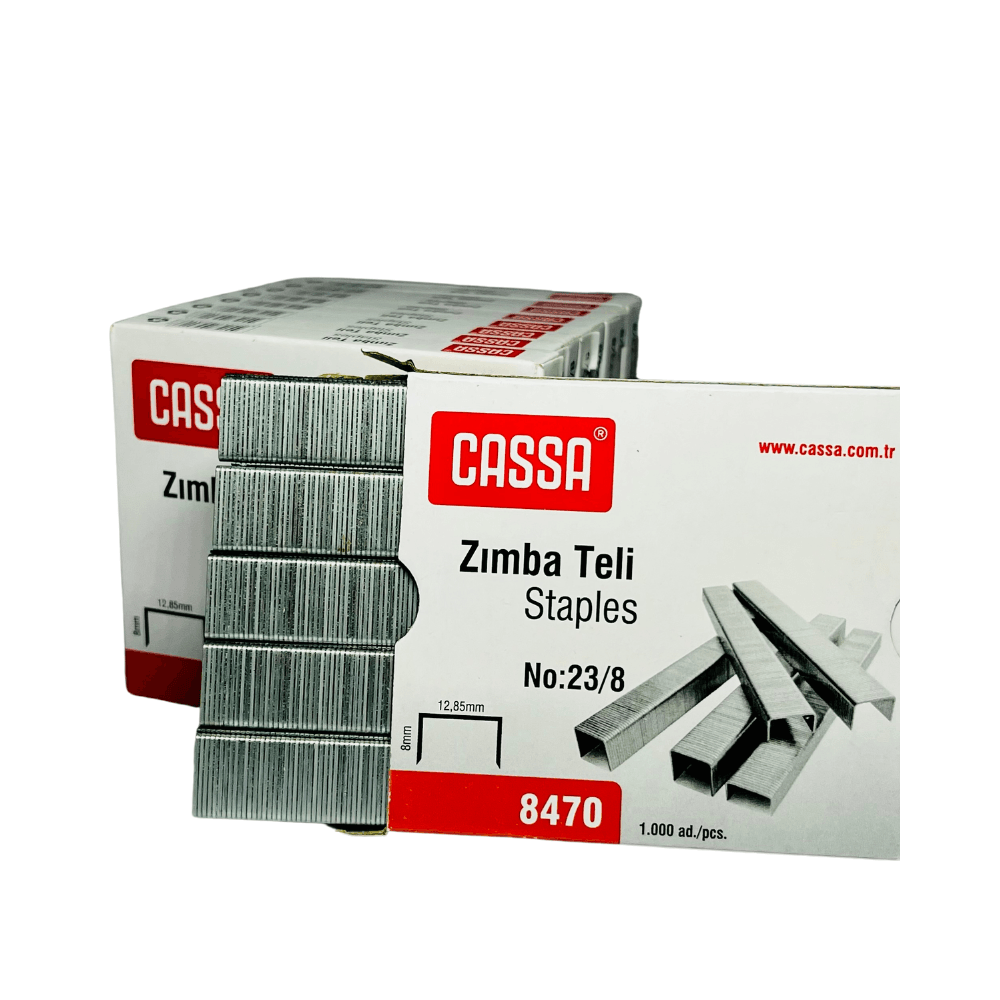 Cassa Zımba Teli No: 23/8 Gri 1 Paket (Üretici Kod: 8470)