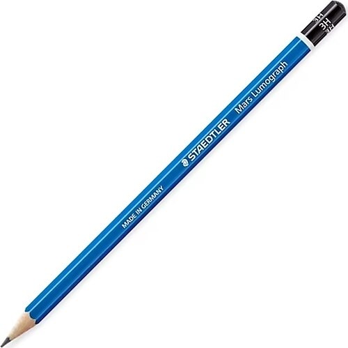 Staedtler Dereceli Resim Kalemi (3H) 1 Adet Mars Lumograph Kod: 100-3H