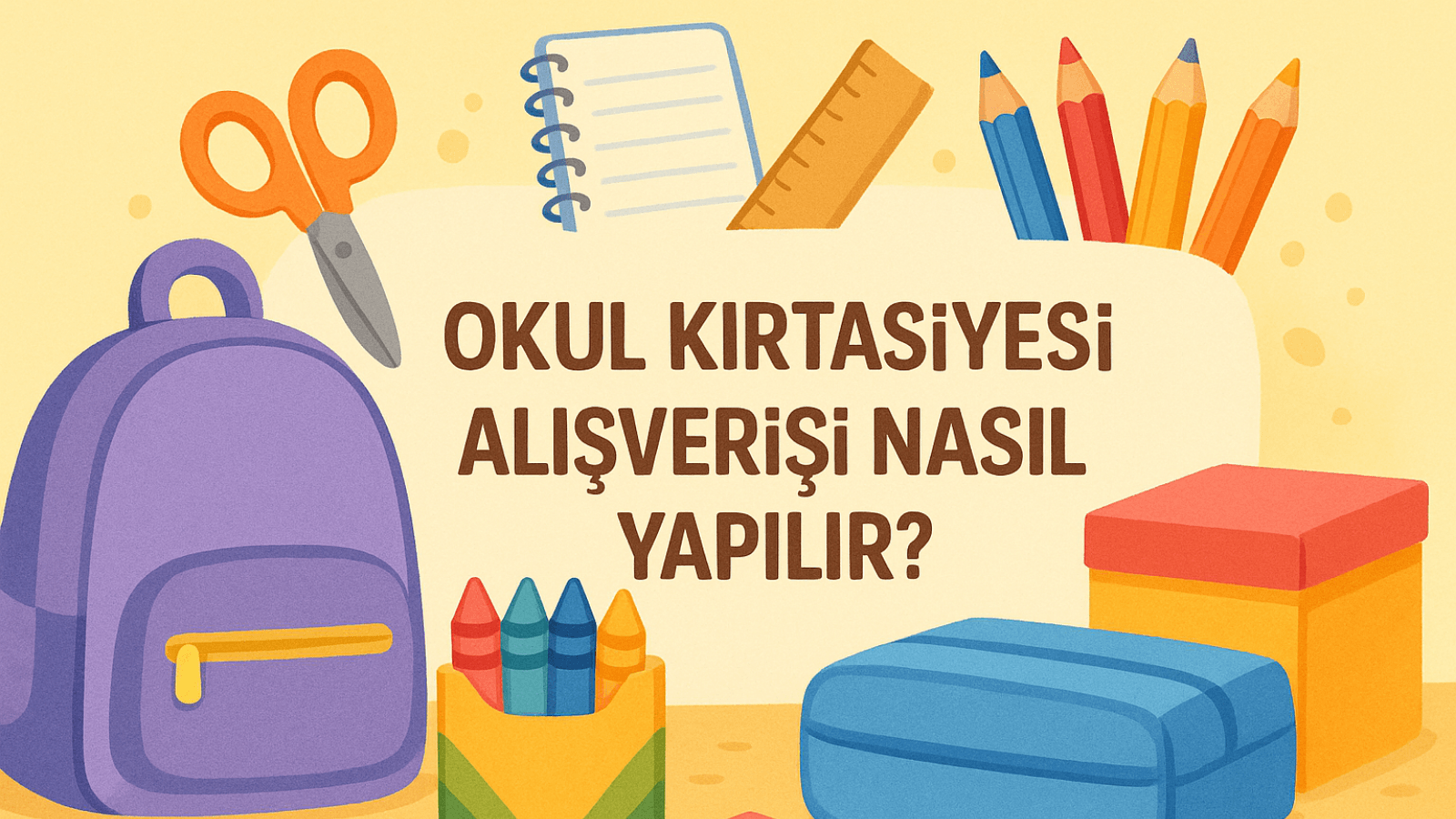 Okul Kırtasiyesi Alışverişi Nasıl Yapılır?