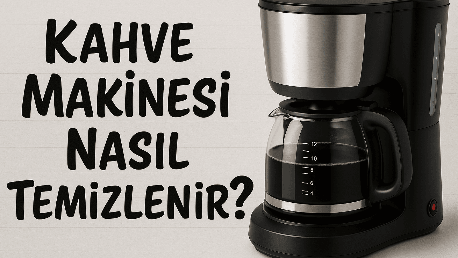Kahve Makinesi Nasıl Temizlenir?