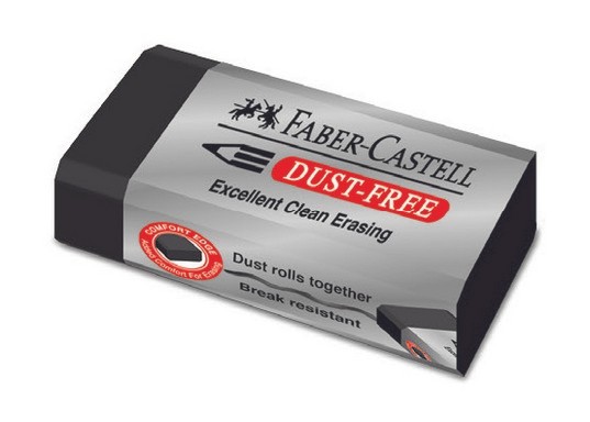 Faber-Castell Silgi Siyah 1 Adet Dust-Free Orta Boy