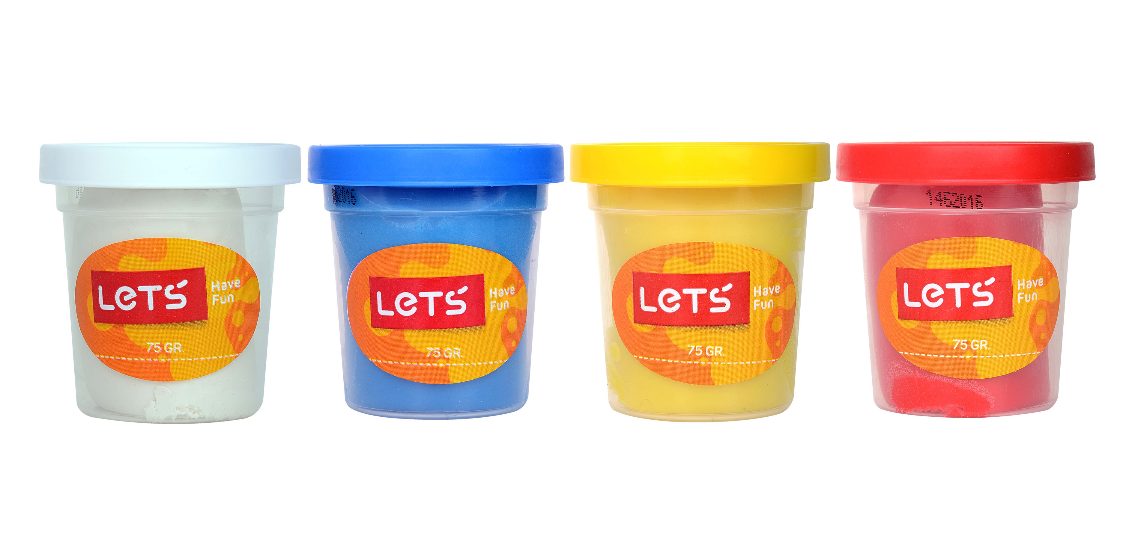 Lets Oyun Hamuru 4 Renk 224 Gr. Kod: L8240