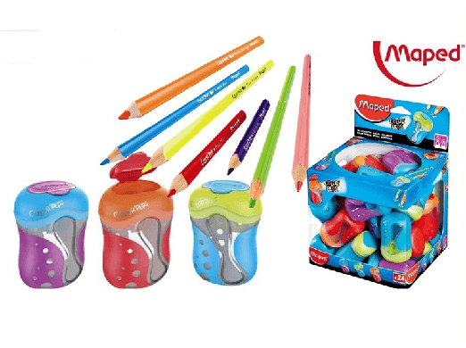 Maped Kalemtraş Çift Bıçak Çöp Hazneli Color Peps 043111