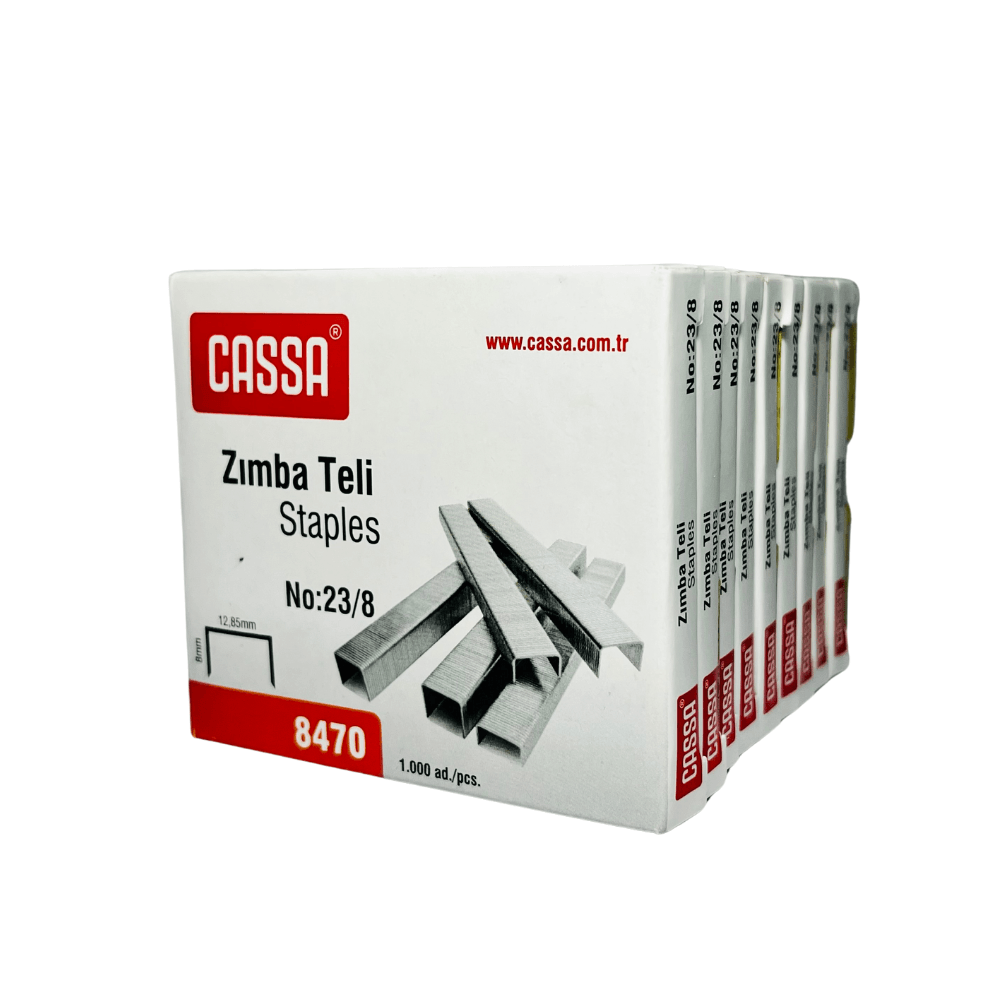 Cassa Zımba Teli No: 23/8 Gri 1 Paket (Üretici Kod: 8470)