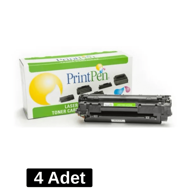 Printpen Laser Toner CE285A (Hp 285A / 435A / 436A & Canon CRG-712 / CRG-713 / CRG-725) - 4 Adet
